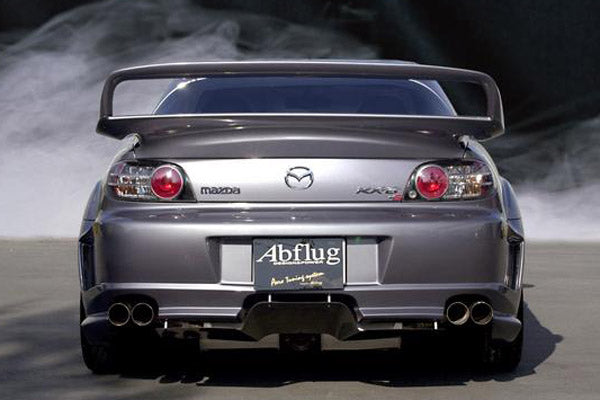 Abflug Rear Bumper (FRP) with Carbon Under Diffuser for Mazda RX-8 (SE3P) 2004-2008