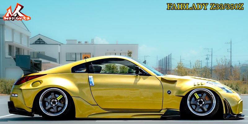 M Sports 5P Wide Body Kit (FRP) for Nissan 350Z