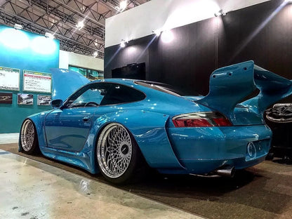 Old and New Porsche 996 Widebody Kit