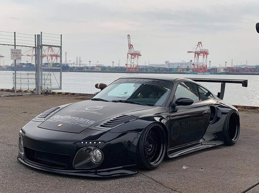 Old and New Porsche 996 Widebody Kit