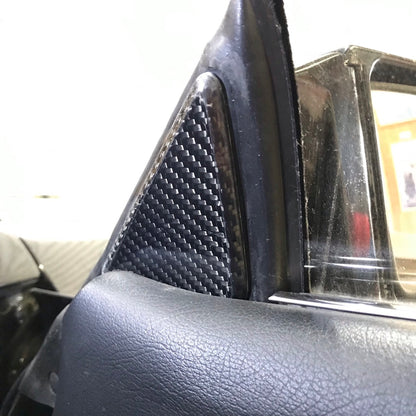 Z31 300zx Door Corner Covers "Triangles" Carbon Fiber