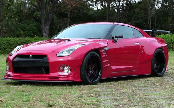 Abflug Ver.3 Front Bumper w/ Fog Lamp (FRP) for Nissan GT-R (R35) 2008-2010