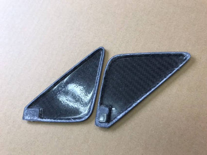 Z31 300zx Door Corner Covers "Triangles" Carbon Fiber